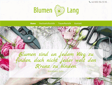 Tablet Screenshot of blumen-rust.at